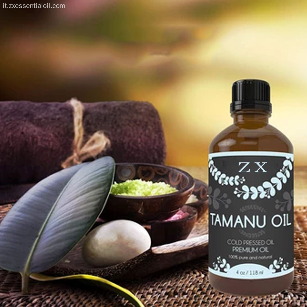 Olio tamanu certificato ISO di grado aromaterapia al 100%