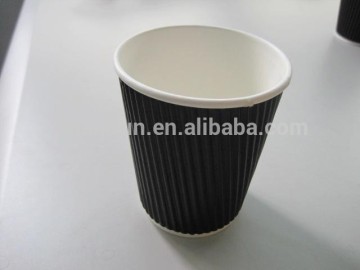 Disposable corrugated paper cup/corrugated paper cup/ripple paper cup (8oz)
