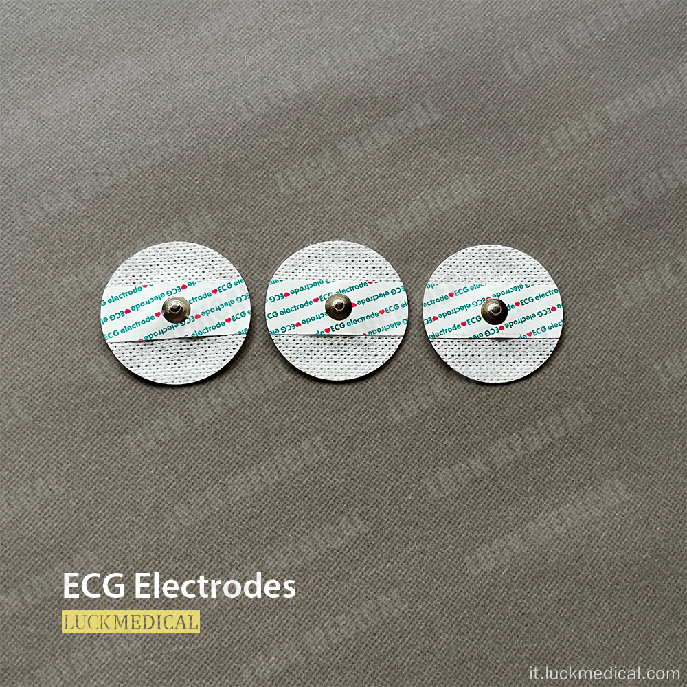 Pad di elettrodi ECG medica in schiuma