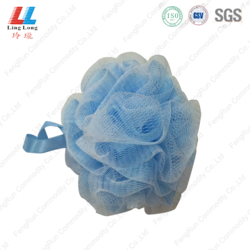 Double mesh effective shower sponge ball