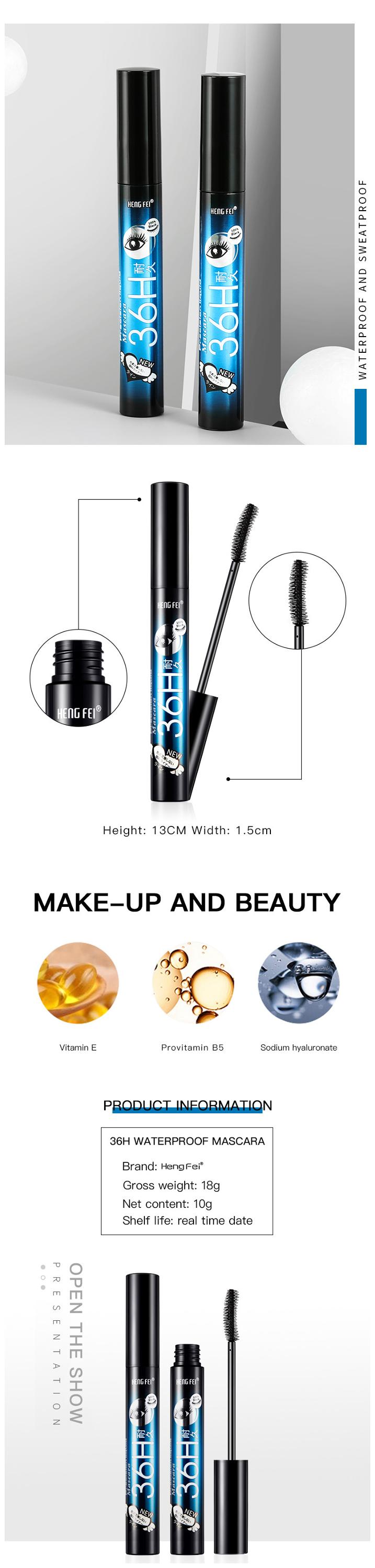 High Quality Waterproof 3D Makeup Eyelash Long-lasting Mascara Curling Natura Lengthening Eye Lash