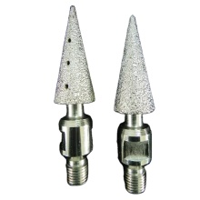 1/8 Inch Diameter Sharp Vacuum Brazed Diamond Finger Bits Grinding Stone