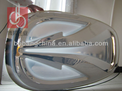 translucent chrome car emblem/LED chrome car logo