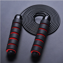 Customized Black Heavy Weighted Jump Rope for Speed Skipping Exercise