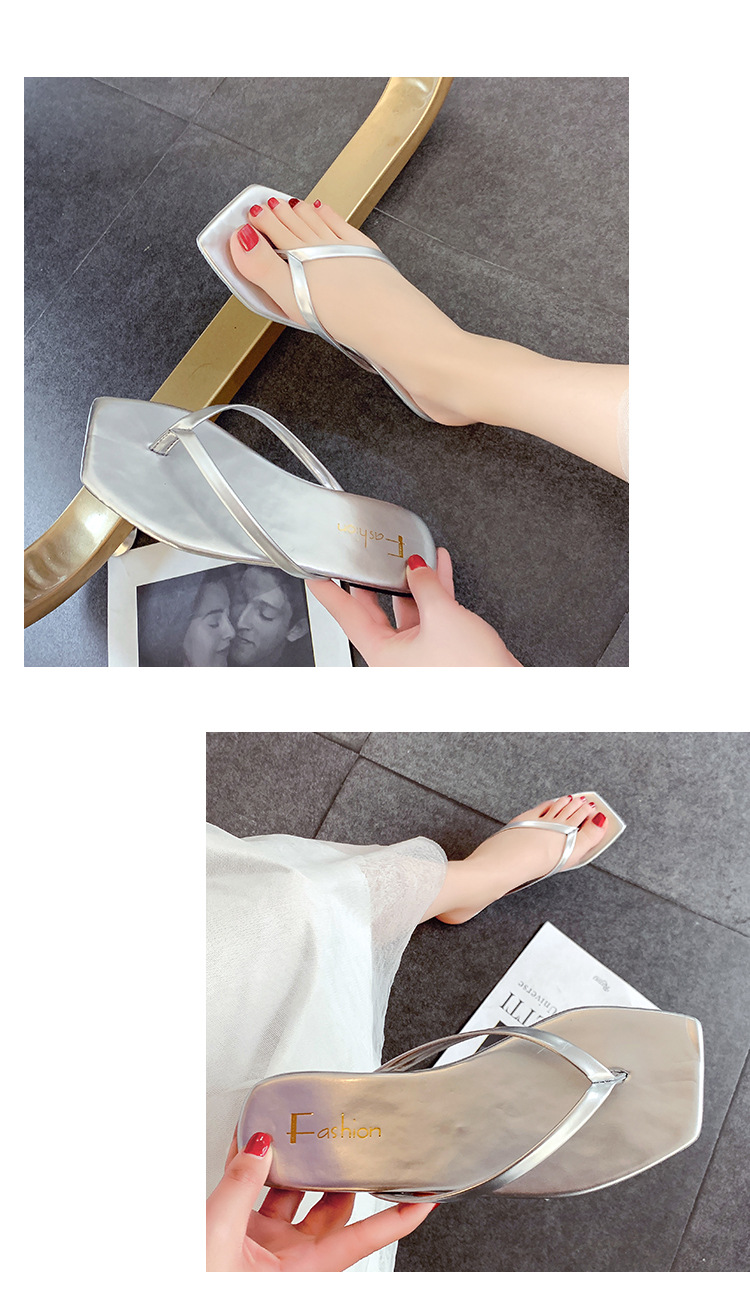 2021 Luxury Flip Flop Slipper Nude Beach Outdoor Slipper women shoes sandals PVC Jelly Slippers solid color Flip Flop