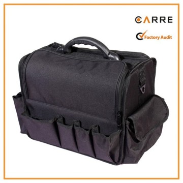 professional polyester fabric cosmetic case soft makeup train case