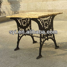 Customized Sizes Cast iron garden bench Outdoor Rattan Garden Chair