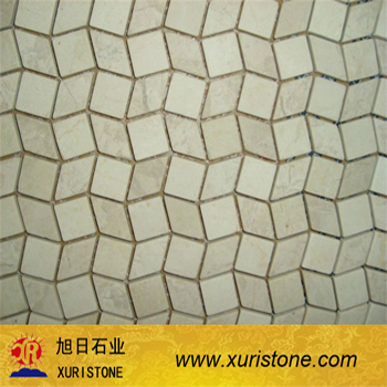 marble water jet mosaic tile, tile mosaic, marble mosaic