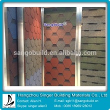 Asphalt shingle types showcase