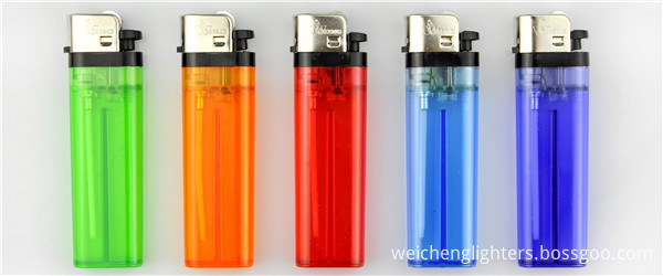 8cm disposable transparent lighter