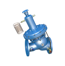 Self-actuated differential pressure control valve DN200