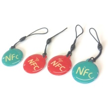 Customized 13.56MHz PVC RFID Keyfob Tag