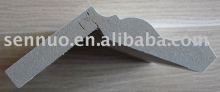 PVC overlaid MDF wrapping decorative cornice/crown