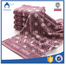 wholeslae Promotional Customized Logo Jacquard Microfiber Bath Towel