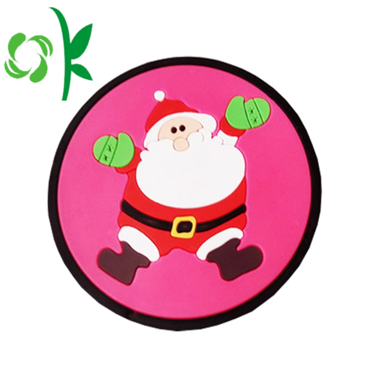 Christmas Resistant Silicone Cup Coaster Cup Place Mat