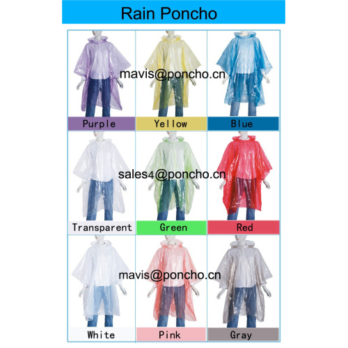 Impermeable desechable de alta calidad Engrosamiento