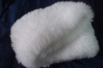 Different Color Mongolian Lamb Fur Knitted Scarf
