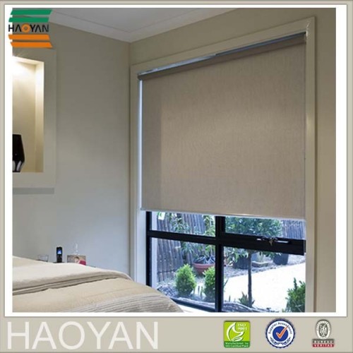 Haoyan hot sale sunscreen roller blockout blinds shades
