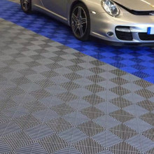 Car Workshop Flooring: PP Material and Interlocking Plastic Garage Floors