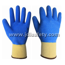 Work Glove with Colorful Latex Fully Coating (LY2012F)