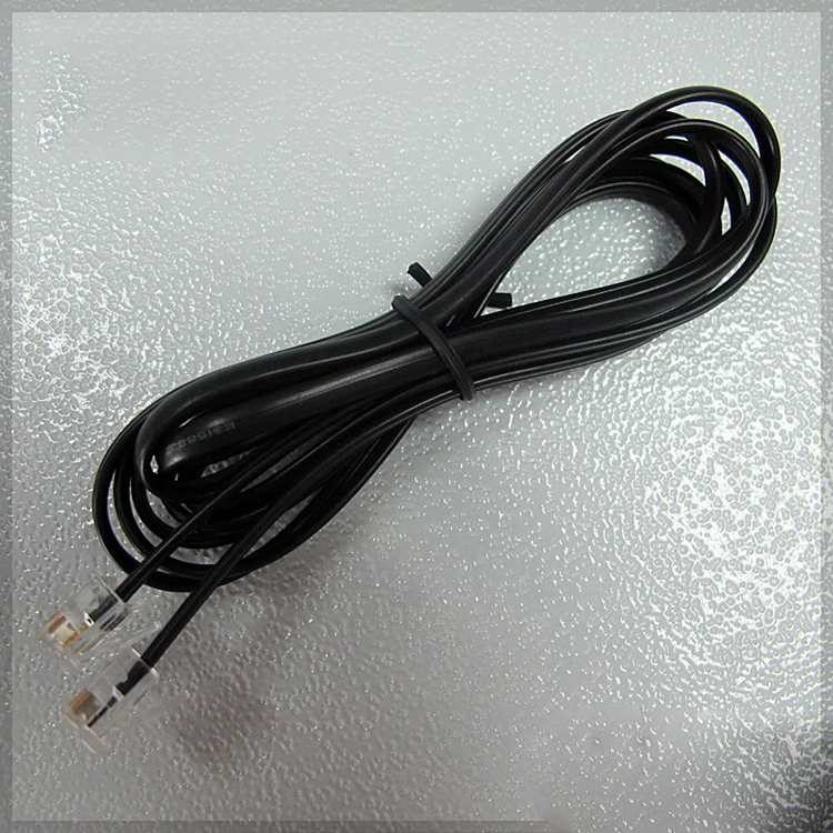 Male to Male 1m 2m 3m RJ9 RJ11 RJ12 6P4C Intercom Telephone Cable