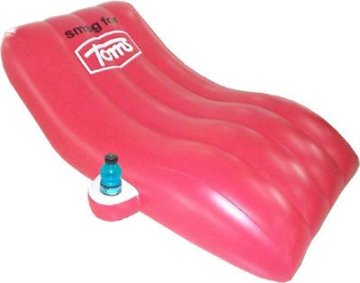 PVC inflatable plastic beach chair