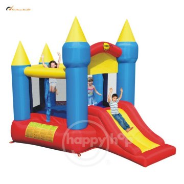 Happyhop Bouncers for Kids-9018 Indoor Inflatable Castle with Slide Bouncers