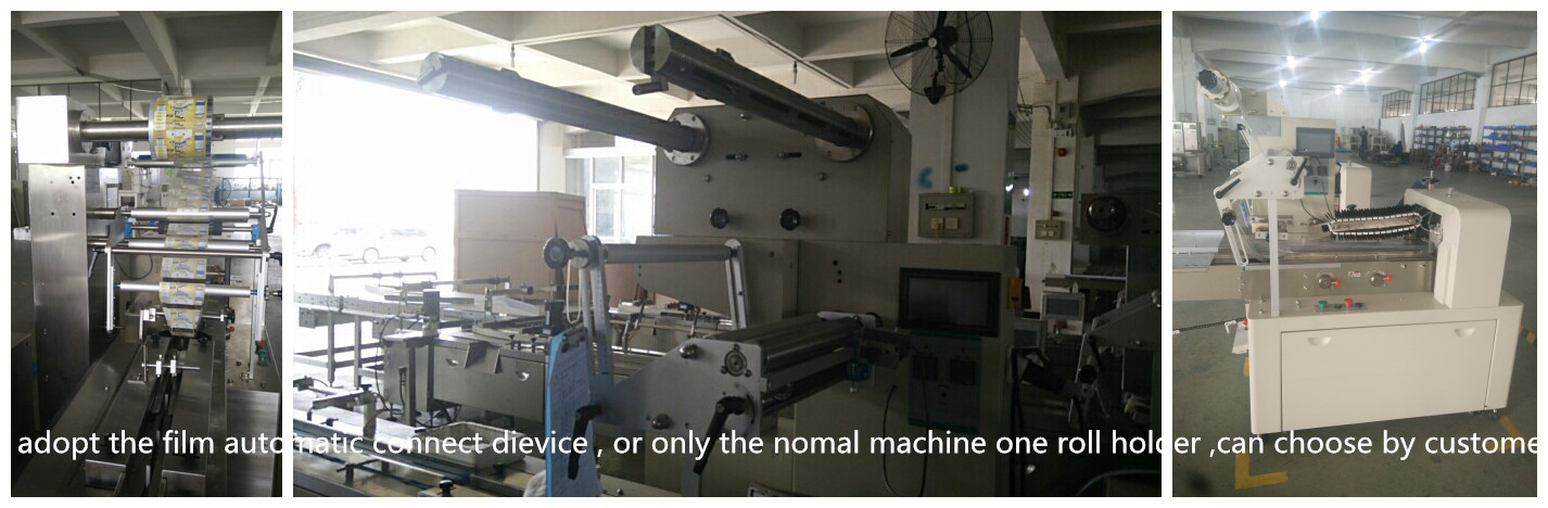 Automatic  flowed wrapper machine horizontal flowed pack packing machine