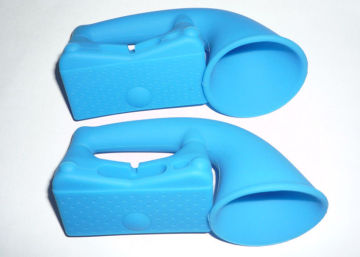 Blue Waterproof Iphone Speakers , Iphone Horn Speaker Silicone Promotional Gift