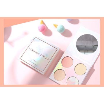 Marble four-color highlight eye shadow tray