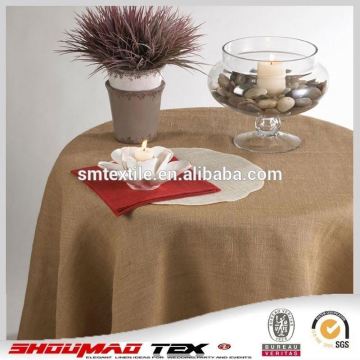 high quality jute table cloth for wedding