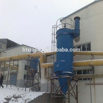 The dust collected in the bag dust collector can be used again