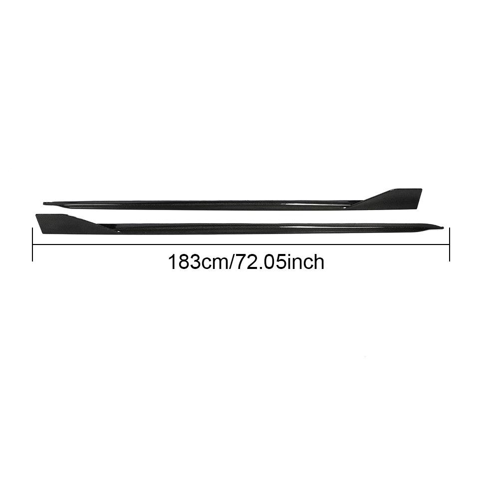 For BMW F40 118i M135i Hatchback 20UP REAL CARBON Side Skirt Extension Spoiler