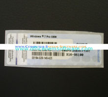 Professional No Brand Original Oem Sequential  7 Windows Product Key Sticker Label