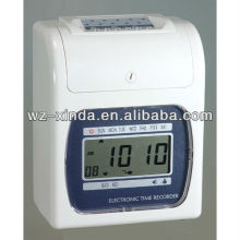 Punch Electronic Time Recorder in Portuguese