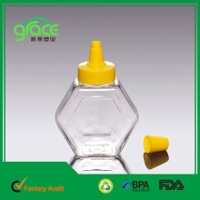 Hexagon Shape Plastic Bottle for Sauce