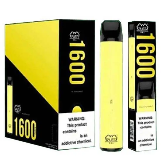 Wholesale E Cigarette Pod 1600puffs Puff XXL Disposable Vape Pen with