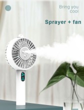 Water Mist rechargeable handheld usb mini fan