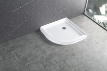 Fan-shaped Quadrant Shower Tray