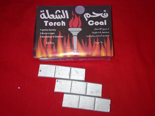 Magic coal silver bamboo lights shisha charcoal