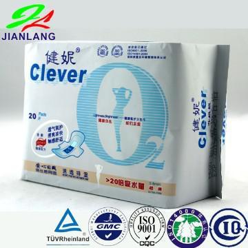 JN hot sale Ultra thin lady sanitary napkin