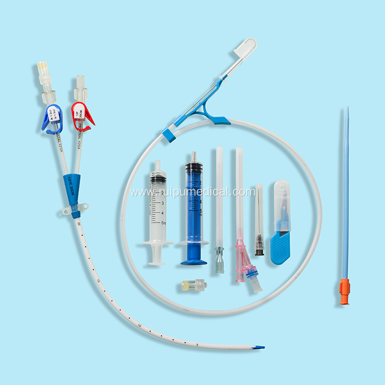 Single Double Triple Lumen Disposable Hemodialysis Catheter