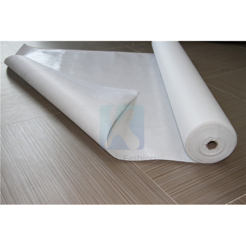 Fieltro de protección para pisos con respaldo adhesivo blanco