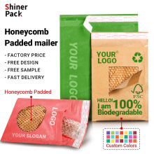 Biodegradable Eco-Friendly Recyclable Shockproof Kraft Paper Padded Mail Bag