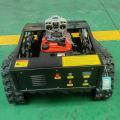 Crawler remote control robot mesin pemotong rumput