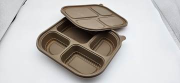 Biodegradable coffee lunch box