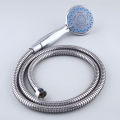 Chromed ABS Plastic Bathroom Handheld Shower With Hose