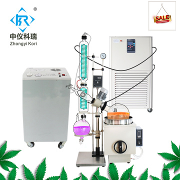 Lab vacuum distillation rotary evaporator 20l