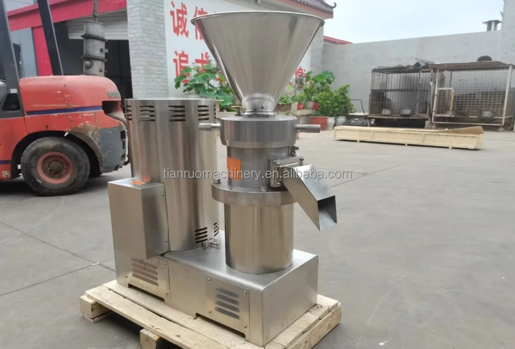 Multifunction Nut Paste Rice Pepper Colloid Mill Grinder Chilli Paste Grinding Machine for Chilli Sauce Peanut Butter Machine
