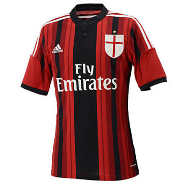 2014 Italy Club AC milan Home Soccer Jersey ,Soccer Uniform,Soccer Kits Thai Quality